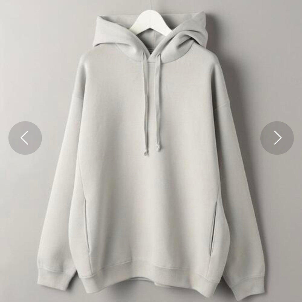 Beauty & Youth Smooth Knit Gray Hoodie Sweater Size SMALL
